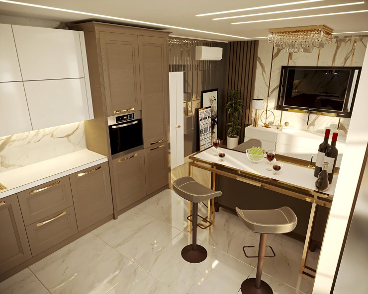 Кухня-гостиная