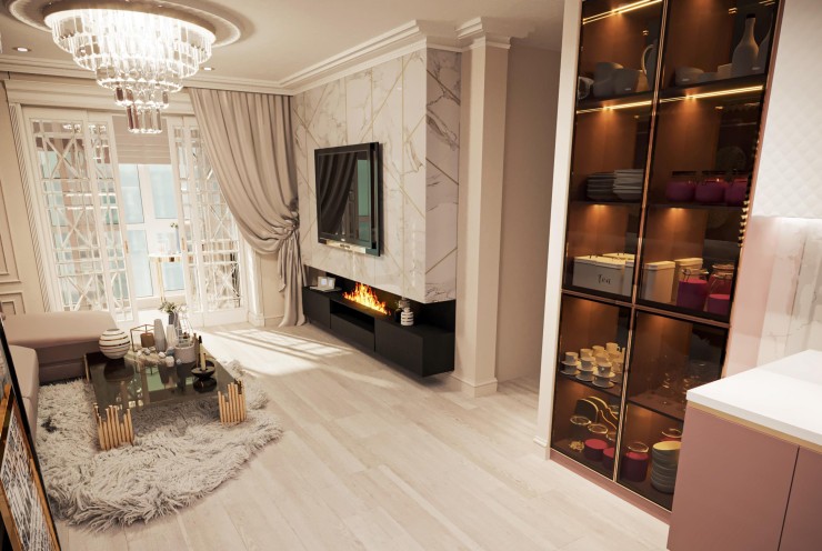 Кухня-гостиная