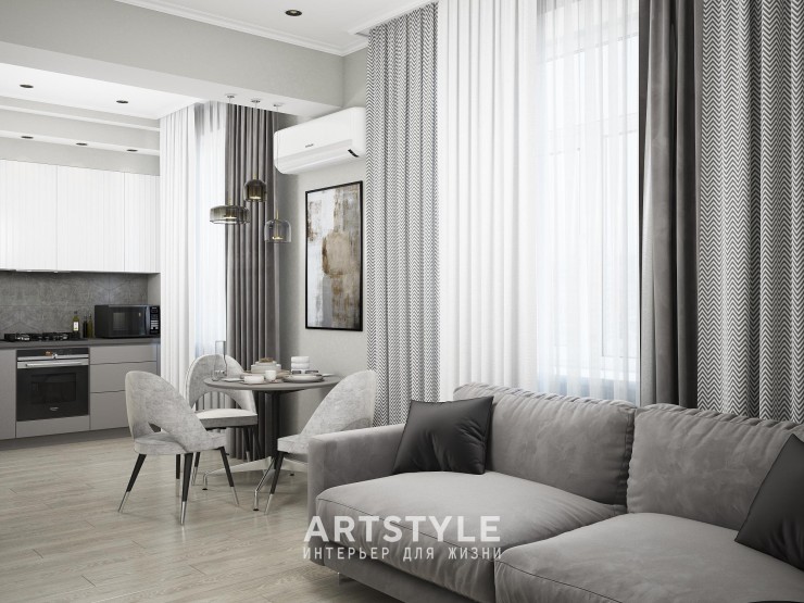 Кухня-гостина