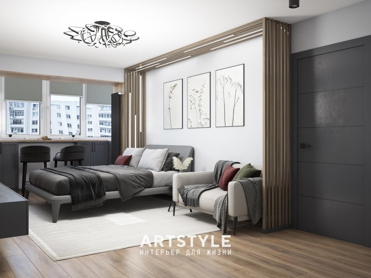 Спальня-гостиная