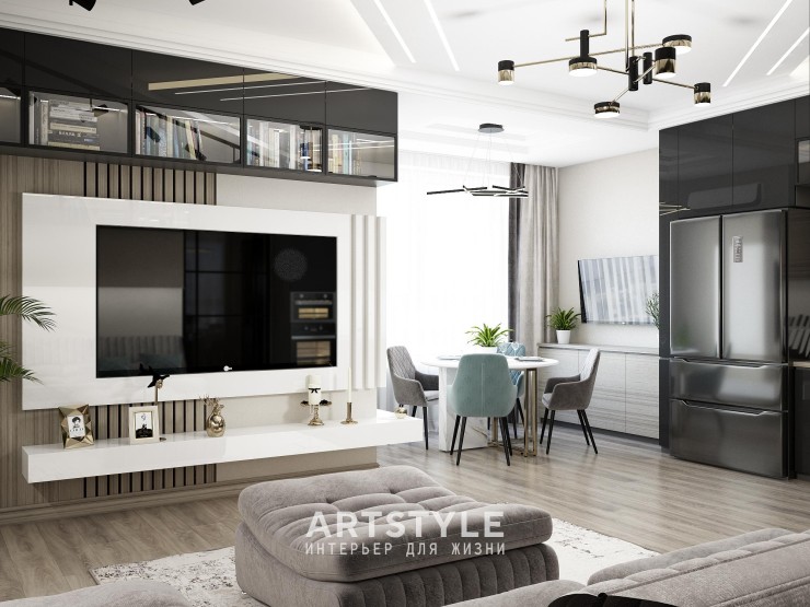 Кухня гостиная