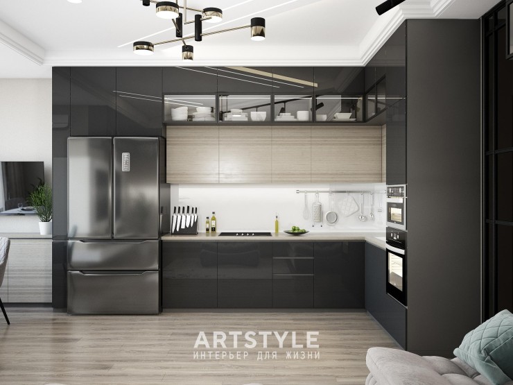 Кухня гостиная