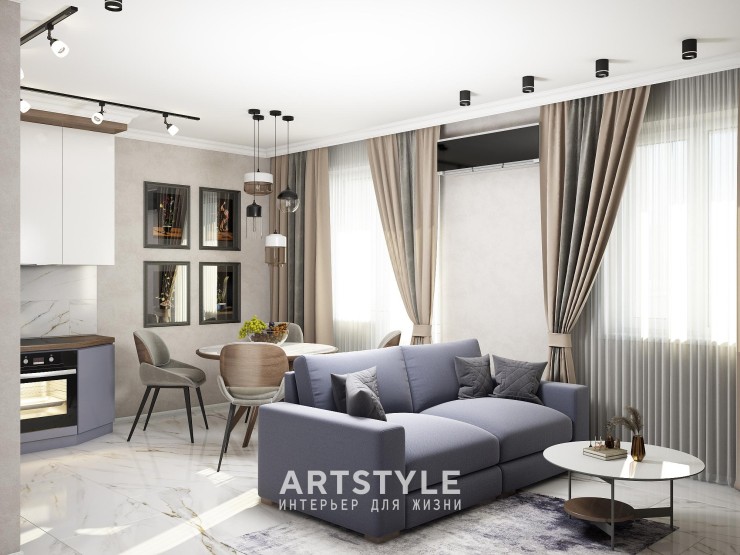 Кухня-гостиная