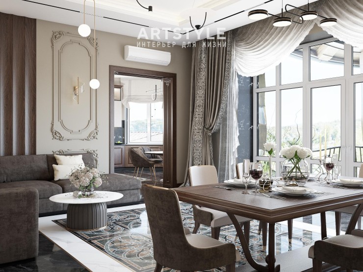 Кухня-гостиная