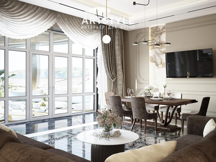 Кухня-гостиная