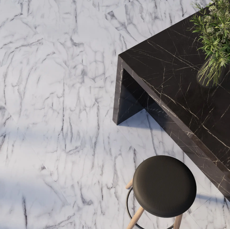 SPC SPeCtra 01F Мрамор Bianco 34класс, 5мм 1200х600мм