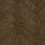 Кварцевый паркет Quartz Parquet Английская Ёлка Дуб Брауни 33-413 5/0,6 мм