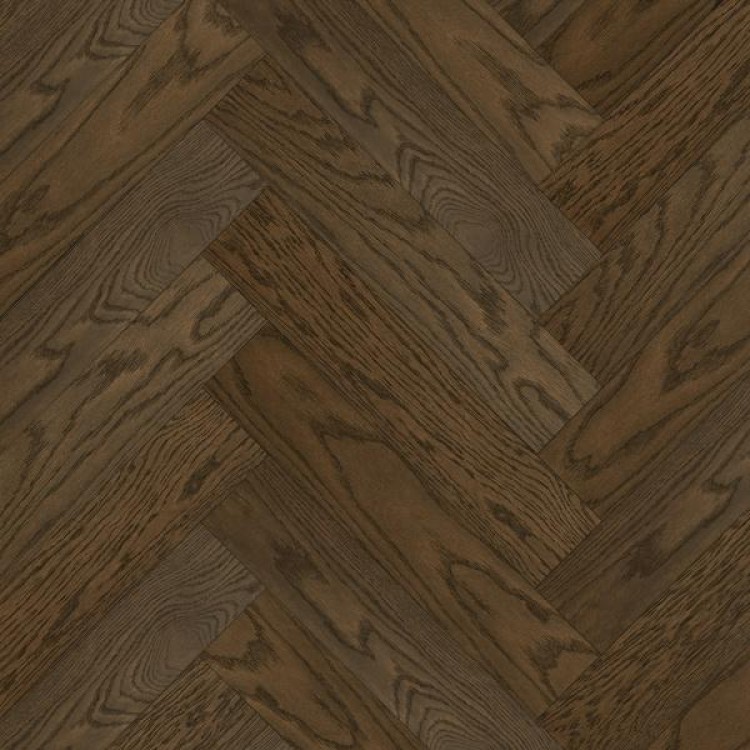 Кварцевый паркет Quartz Parquet Английская Ёлка Дуб Брауни 33-413 5/0,6 мм