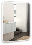 Зеркало AZARIO Стив 685х915, LED-подсветка с диммером, сенсорный выключатель (ФР-00001480)
