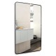 Зеркало AZARIO INCANTO 600х1000 бесконтактный сенсорный выключатель, подсветка с диммером, цвет черный (LED-00002538)
