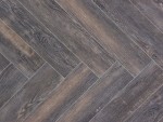 Полимерный пол SPC CronaFloor Herringbone Дуб Бордо H006