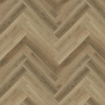 Полимерный пол SPC CronaFloor Herringbone 2.0 Дуб Руан H021