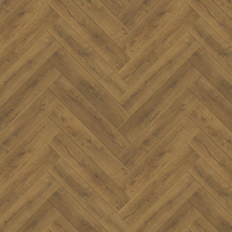 Полимерный пол SPC CronaFloor Herringbone 2.0 Дуб Анже H016