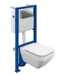 Комплект CREA SQUARE CO DPL EO slim + LINK PRO + TWINS хром глянцевый