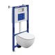 Комплект BRASKO SMART DPL EO slim инсталляция AQUA 50 PRIME М LP