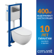 Комплект BRASKO SMART CO DPL EO slim + LINK PRO + TWINS пластик хром глянцевый