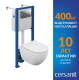 Комплект BRASKO SMART CO DPL EO slim + VECTOR + TWINS пластик хром глянцевый